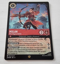 Disney Lorcana TCG Set 4 DE LEGENDARY # 224/204 - MULAN -Elite-Bogenschütze FOIL