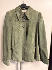Betty Barclay, Damen, Wildlederjacke, Gr.  40, Grün, Echtleder, Herbst
