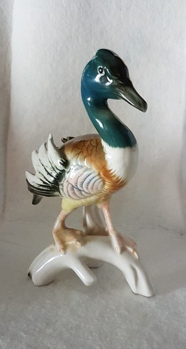 Ens porzellan figur - figur, ente