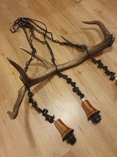 3-flammige Geweihlampe