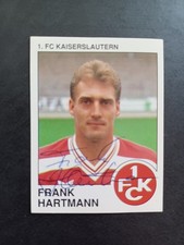 Frank Hartmann 1.FC Kaiserslautern Panini 90 Sammelbild signiert ungeklebt 