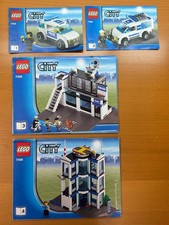 Lego City 7498 Polizei Hauptquartier 4 Bauanleitungen top Zustand