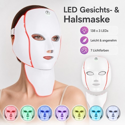 Led gesichtsmaske mit - led,