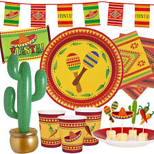 MEXIKO - Geschirr Deko Mexikanische Party Fiesta Sombrero Mexico Mottoparty BLD