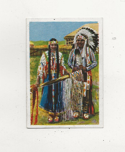 882 sammelbild indianer - indianer,