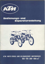 Original Bedienungs- und Reparaturanleitung KTM Moto Cros- und Geländesport