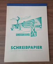 DDR Schreiblock langkariert