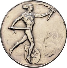 Weltkrieg Medaille 1916 Wilhelm II.  34 mm/ 19,2 g Original Münze #PRO223