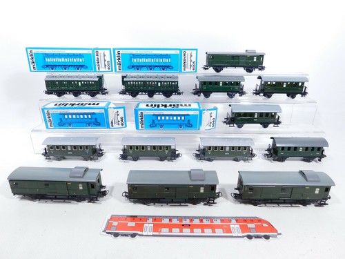 13x märklin passenger - h0, ac