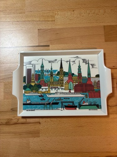 Vintage serviertablett hamburg - serviertablett,