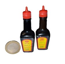 MAGGI mini Flasche Gewürz Fläschchen Nachfüllbar Rarität 2 Stck.