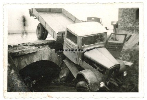 Orig foto lkw unfall - foto, auf