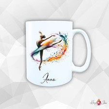 Personalisierte Keramik Tasse mit Namen – Ballerina Motiv | Geschenkidee_0087T