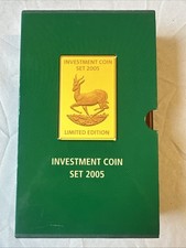 Investment Coin Set 2005 Springbock Limited Edition Goldmünzen 5000 Stück rarrr