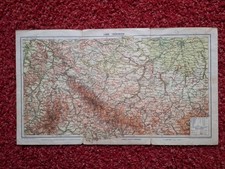 Alte Landkarte Thüringen (aus