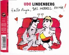 UDO LINDENBERG Hallo Angie, DAS MERKEL ICH MIR!  Single CD 4 Songs