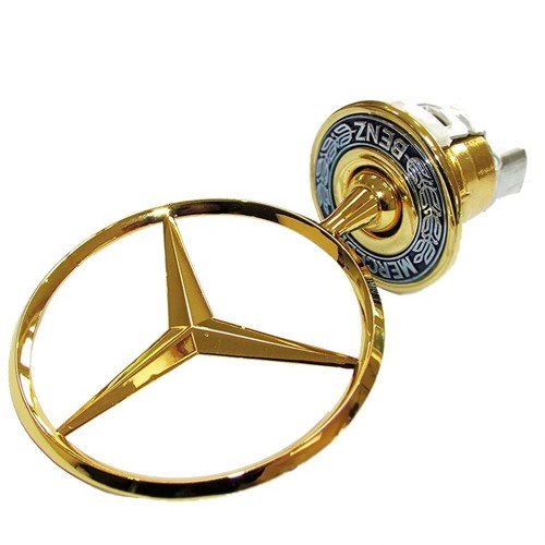 Gold stern logo mercedes - logo,