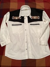 Country Cowboy Herren Western Hemd, Größe XL, 100% Baumwolle