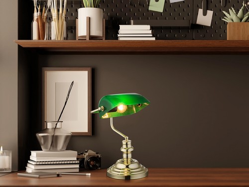 Retro schreibtischlampe - retro,