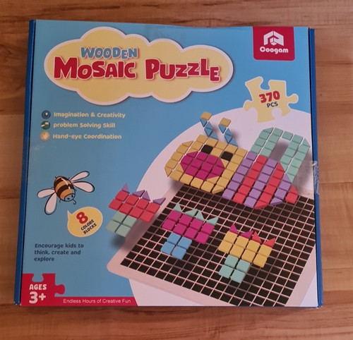 Kinder holz mosaik - puzzle, 370