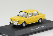 Simca 1000 1962 gelb 1:43 Hachette Modellauto