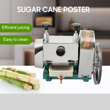 Kommerzielle Manuelle Zuckerrohr-Entsafter 50 kg/h Zuckerrohrpresse Silber