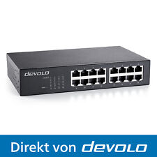 devolo Gigabit Ethernet Switch 16 Port unmanaged LAN Switch LAN Verteiler