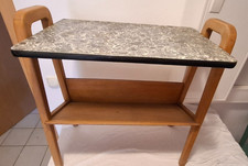 Massivholz alter Fernsehtisch aus den 60 er Jahren