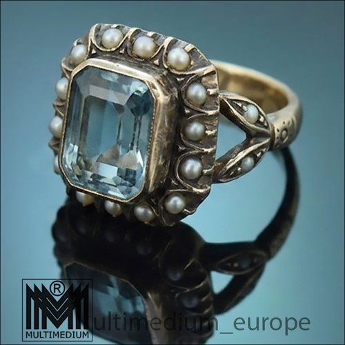 585 gelbgold aquamarin - 585,