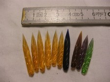 10 Glasfedern Federhalter Füller Schreibfeder Gablonz Lauscha Tinte Tusche antik