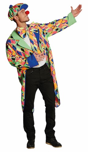 Bunter clownmantel herren - clownmantel,