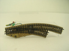 elektrische Bogen Weiche rechts  - Märklin Metallgleis HO 5142   -  #117   gebr.