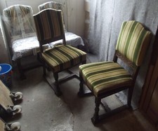 Stuhl, 4er S. Stühle, antik