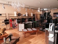 Ladeneinrichtung textil