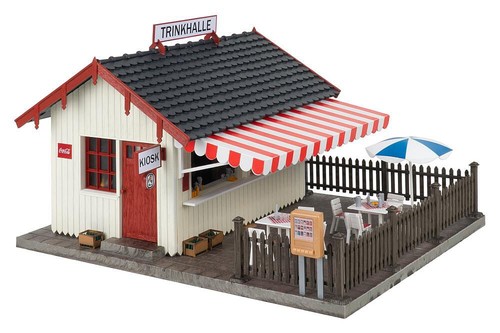 Kiosk mit biergarten - g,