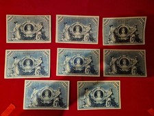 17x Reichsbanknote Ein Hundert Mark 100RM Stempel Siegel rot 100 Mark 1908