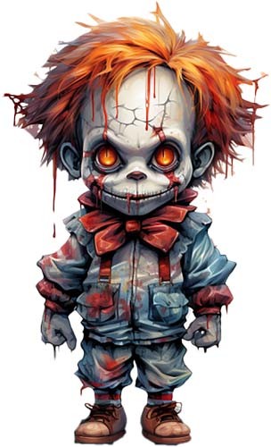 Bunte halloween clown - halloween,