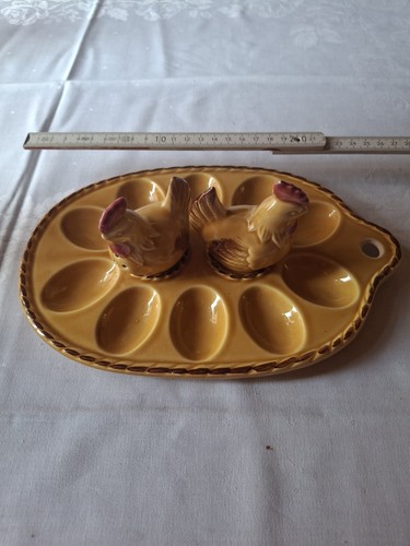 Eierplatte keramik mit salz - eierplatte,