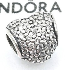 Pandora Charm "Funkelndes Herz" 791241  Liebe Love Zirkonia Silber Herz Original