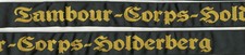 Marine Mützenband Tambour Corps Holderberg (mb115)