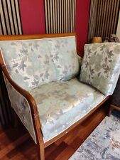 Sessel Vintage Retro Blumenmuster Türkis | Gebraucht & Abholbereit