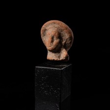 Hellenistischer Terrakottakopf eines Jünglings