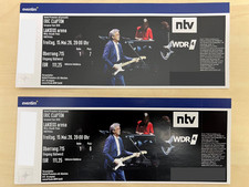 2x Eric Clapton, Oberrang 715, 1. Reihe, Fr 15.05.26, LANXESS Arena Köln
