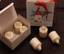 PartyLite 6 Votivkerzen"MARSHMALLOW VANILLE" in der Geschenktüte/ X-mas/Geschenk