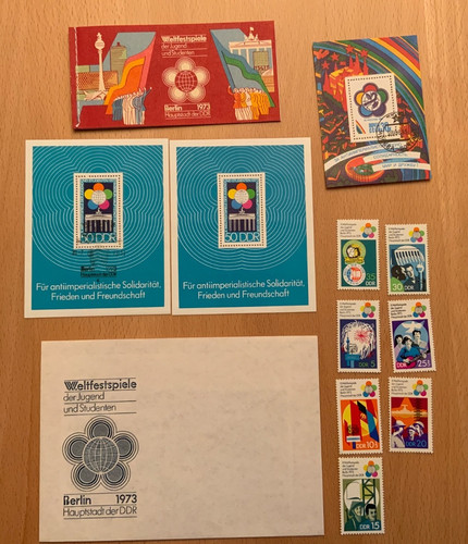 Briefmarken ddr 1973 - ,