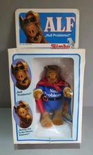 ALF VON SIMBA IN OVP SAMTIGE VINYLFIGUR BEWEGLICH VON 1988 ALIEN PRODUCTIONS
