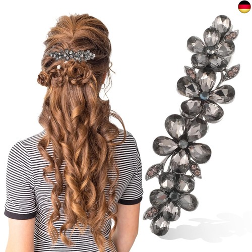 Strass haarspange damen blumen - damen,