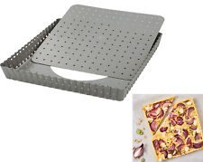 Quiche Tarte Kuchenboden Kuchen Backform Hebeboden perforiert 21 x 21cm Birkmann