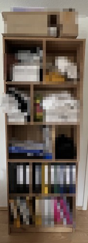 Großes regal aus holz - aus,