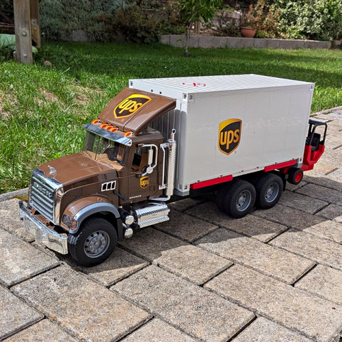 Spielzeug lkw mit ups mack - spielzeug-lkw, ups/mack
